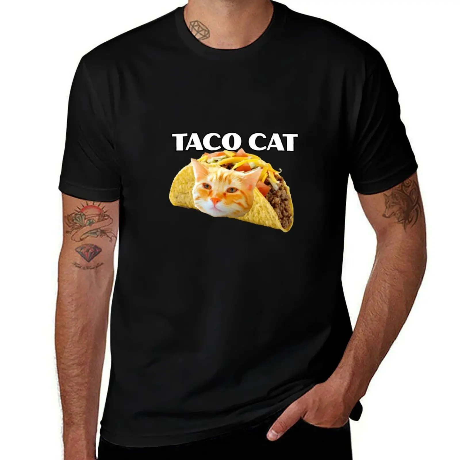TACO CAT - Cat Meme T-Shirt summer tops cotton graphic tees kawaii clothes t shirts for men cotton
TACO CAT - Cat Meme T-Shirt summer tops cotton graphic tees kawaii clothes t shirts for men cotton