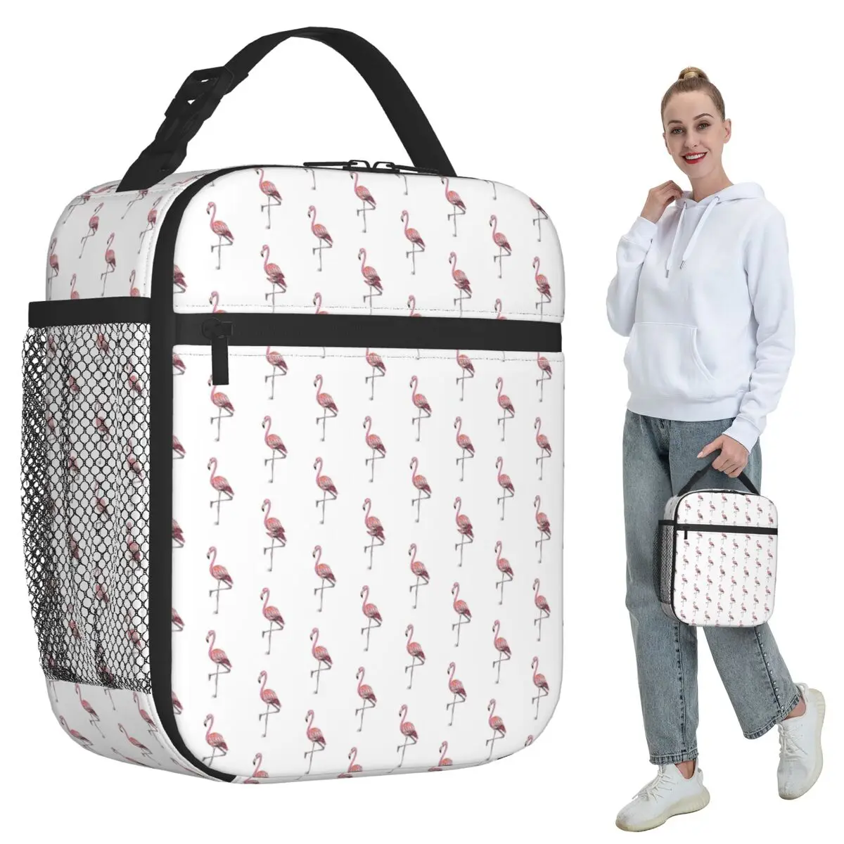 Pink Watercolour Flamingo With Splashes Insulated Lunch Bag for Women Office Cooler Thermal Food Box Tote Lunch Boxes Container
Pink Watercolour Flamingo With Splashes Insulated Lunch Bag for Women Office Cooler Thermal Food Box Tote Lunch Boxes Container