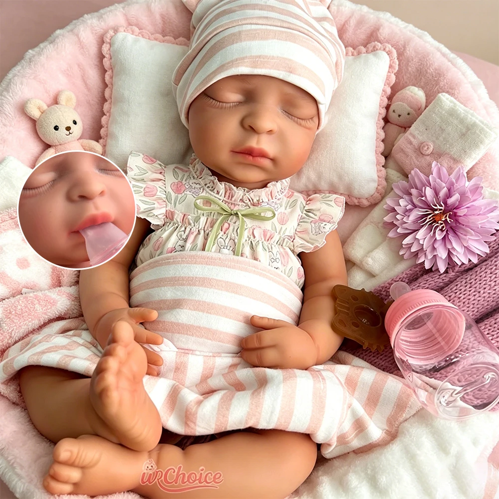 17Inch Realistic Poseable Silicone Reborn Baby Girl Handmade Soft Washable Newborn Doll for Photography and Art Projects
17Inch Realistic Poseable Silicone Reborn Baby Girl Handmade Soft Washable Newborn Doll for Photography and Art Projects
