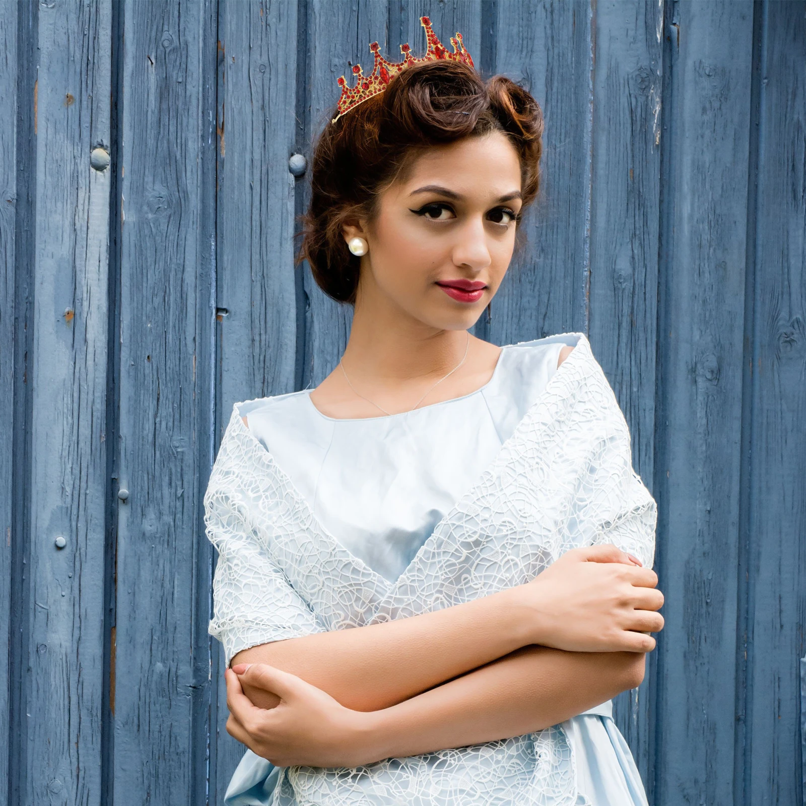 Rhinestone Crown Accessories Wedding Bride Decor Lightweight Alloy Girl Rhinestone Crown Comfortable Wear Birthday Gift Tiara
Rhinestone Crown Accessories Wedding Bride Decor Lightweight Alloy Girl Rhinestone Crown Comfortable Wear Birthday Gift Tiara