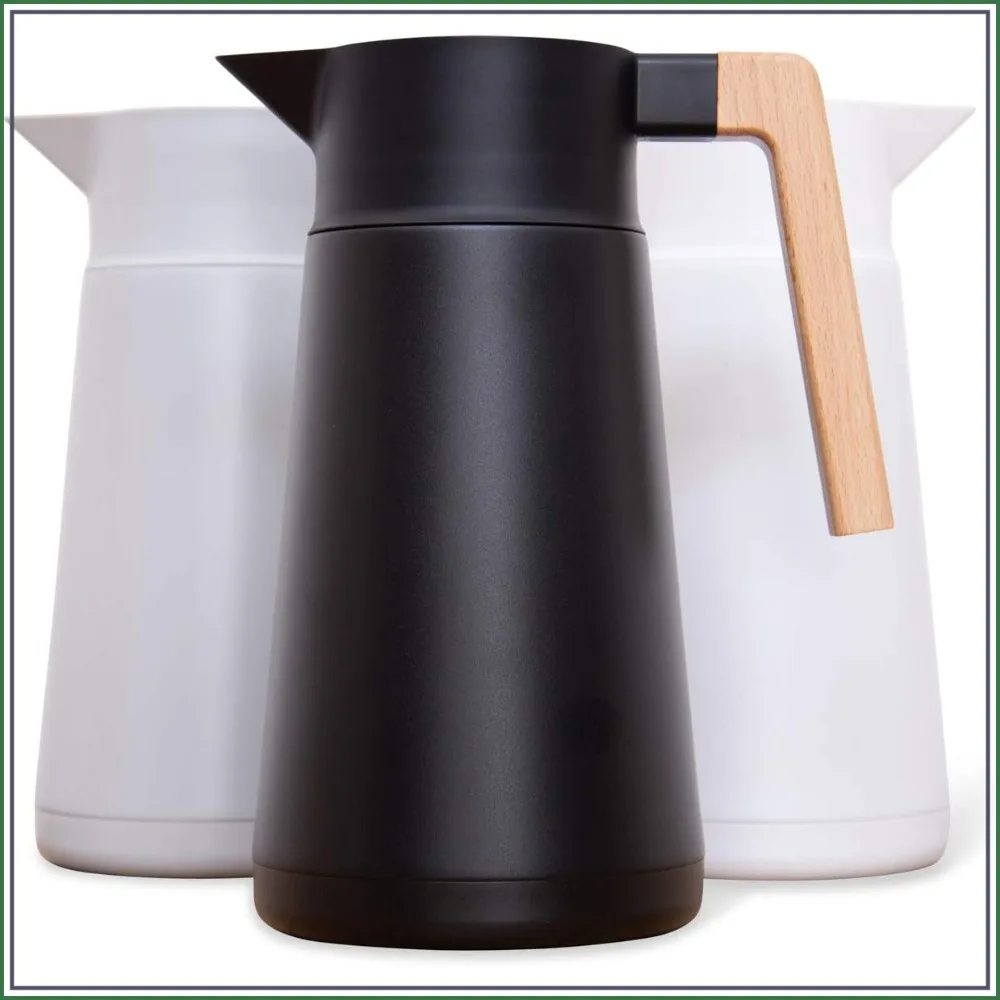 Thermal Coffee Carafe 68 Oz - Large Stainless Steel Insulated Carafe - 2 Liter Double Walled Vacuum Thermos Coffee and Beverage Dispenser with Tea Infuser and Strainer
Thermal Coffee Carafe 68 Oz - Large Stainless Steel Insulated Carafe - 2 Liter Double Walled Vacuum Thermos Coffee and Beverage Dispenser with Tea Infuser and Strainer