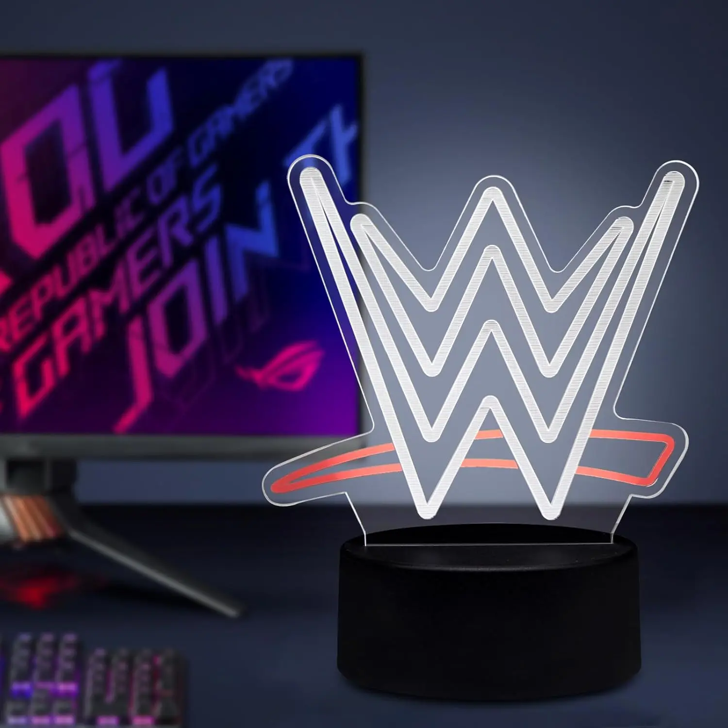 3D Wrestling LED Night Light, White Illusion Lamp for Boxing Gym, Sports Bar, Game Room, Unique Gift for Teens, Boys, Fight Fans
3D Wrestling LED Night Light, White Illusion Lamp for Boxing Gym, Sports Bar, Game Room, Unique Gift for Teens, Boys, Fight Fans