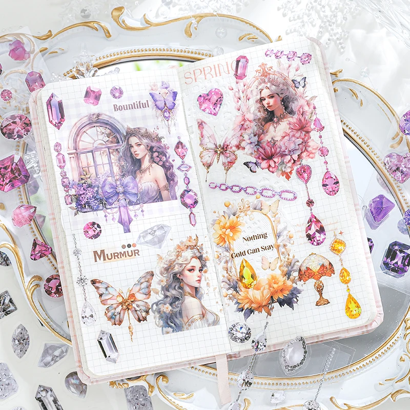 Journal GO 3pcs Gems Diamond Decor Kawaii Diary PET Stickers for Journaling Gift Card Scrapbooking Craft Making Crystle Decals
Journal GO 3pcs Gems Diamond Decor Kawaii Diary PET Stickers for Journaling Gift Card Scrapbooking Craft Making Crystle Decals