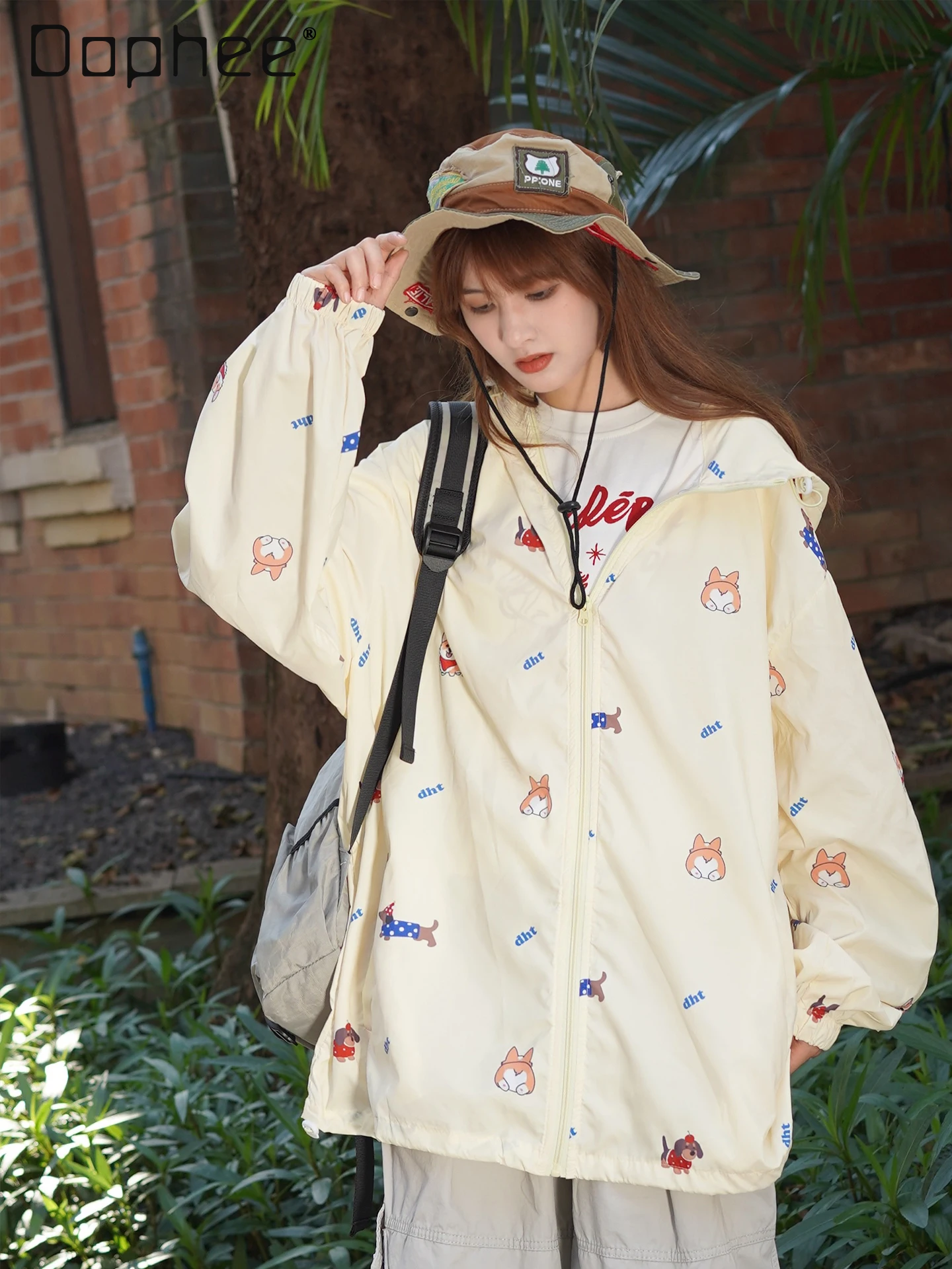 Tide Brand Full Print Puppy Print Sunscreen Clothes Women's Loose Casual Light Jacket 2025 Summer Hoodie Coat Women Jacket
Tide Brand Full Print Puppy Print Sunscreen Clothes Women's Loose Casual Light Jacket 2025 Summer Hoodie Coat Women Jacket