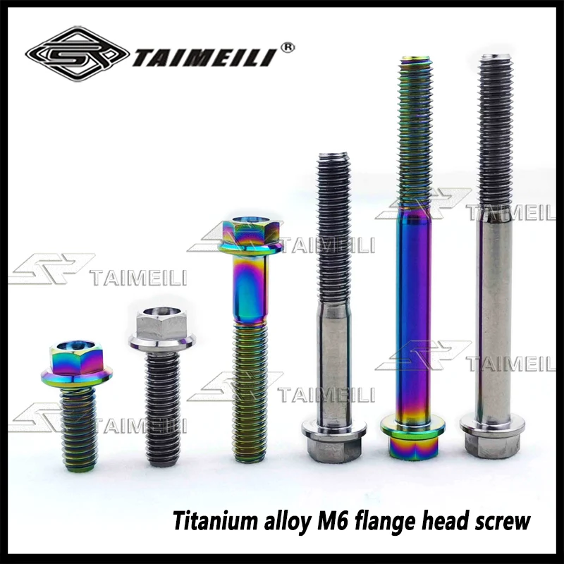 1pcs titanium screw flange head screwM6*10/15/20/25/30/35/40/45/50/60mm GR5 material
1pcs titanium screw flange head screwM6*10/15/20/25/30/35/40/45/50/60mm GR5 material