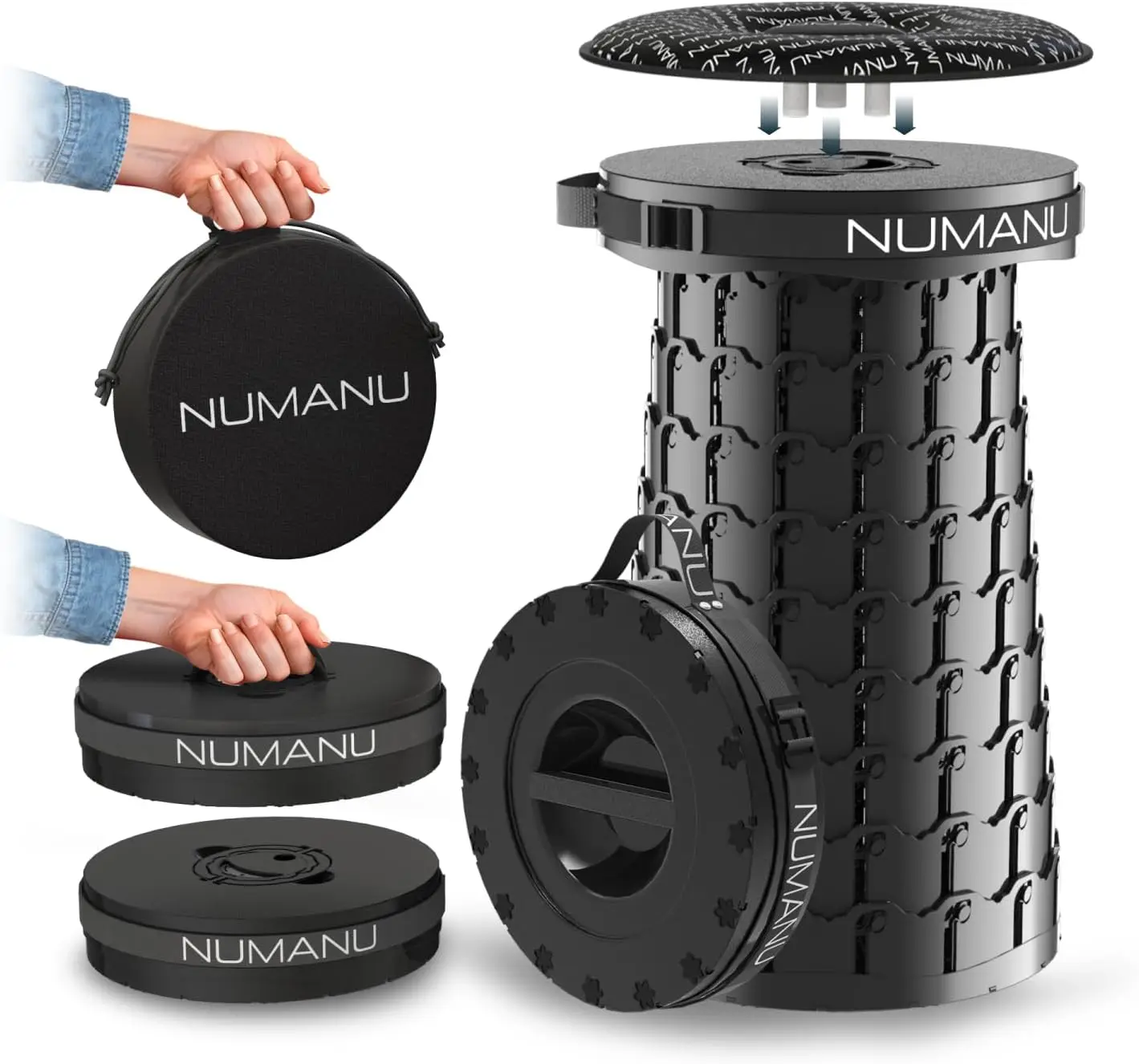 2025 Upgraded Xxl Collapsible Stool 19.7"" & Seat Cushion + Carry Bag, 1000Lbs Max Weight, Heavy Duty Portable Retractable
2025 Upgraded Xxl Collapsible Stool 19.7"" & Seat Cushion + Carry Bag, 1000Lbs Max Weight, Heavy Duty Portable Retractable