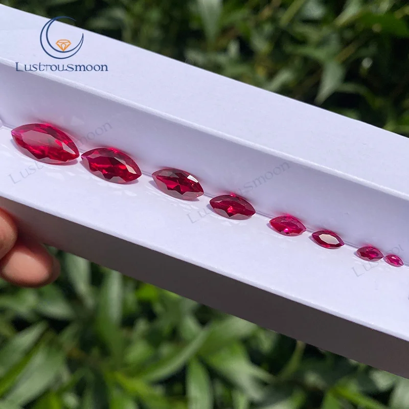 Ruby Marquise Shape VVS1 Lab Grown Gemstone Pigeon Blood Red Color DIY Charms of Jewelry Making AGL Certificate Natural Colour
Ruby Marquise Shape VVS1 Lab Grown Gemstone Pigeon Blood Red Color DIY Charms of Jewelry Making AGL Certificate Natural Colour