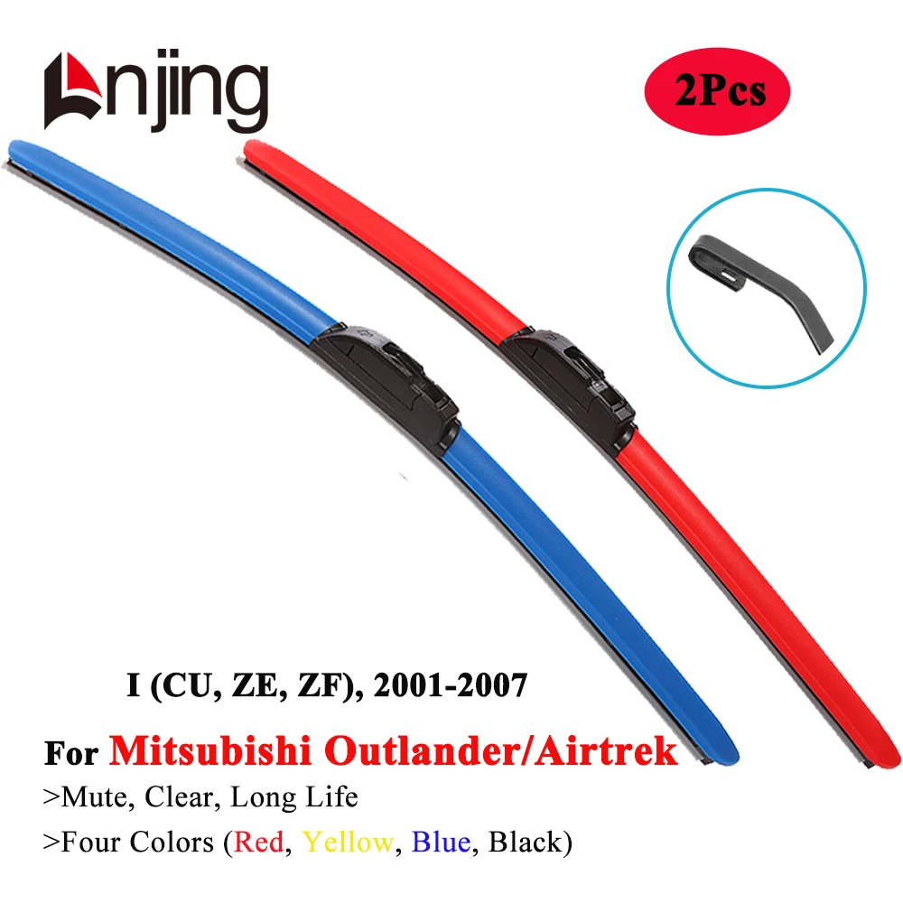 LNJING Colorful Wiper Blades For Mitsubishi Outlander Airtrek SUV CU 2001 2002 2003 2004 2005 2006 Car Exterior Replacement Part
LNJING Colorful Wiper Blades For Mitsubishi Outlander Airtrek SUV CU 2001 2002 2003 2004 2005 2006 Car Exterior Replacement Part