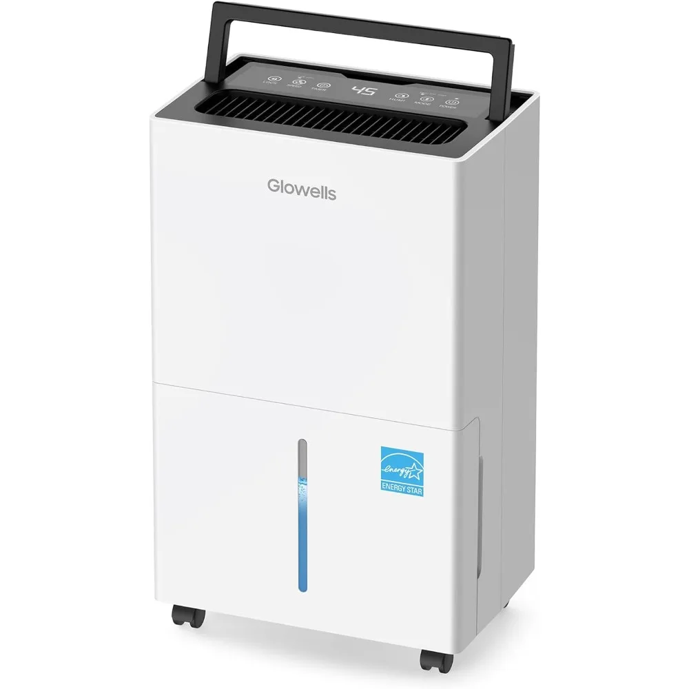 4500 Sq.ft Energy Star Dehumidifier for Home Basement, 52 Pints Large Room Dehumidifier with Drain Hose & Water Tank, Compressor
4500 Sq.ft Energy Star Dehumidifier for Home Basement, 52 Pints Large Room Dehumidifier with Drain Hose & Water Tank, Compressor