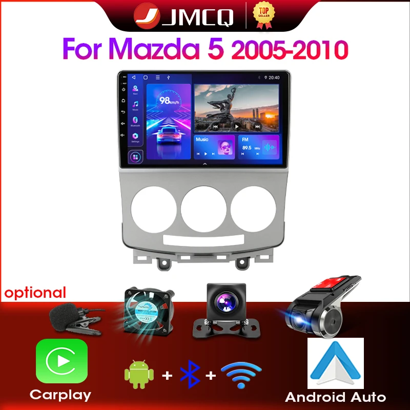 JMCQ 2 Din Car Radio For Mazda 5 2005-2010 Stereo Multimedia Player Android 12 4G GPS Navigation Head Unit 2din Carplay
JMCQ 2 Din Car Radio For Mazda 5 2005-2010 Stereo Multimedia Player Android 12 4G GPS Navigation Head Unit 2din Carplay