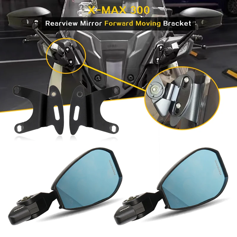 Motorcycle Accessories Rearview Rear View Mirrors Glass Back Side Mirror Holder Bracket For YAMAHA XMAX300 X-MAX XMAX 300 2023
Motorcycle Accessories Rearview Rear View Mirrors Glass Back Side Mirror Holder Bracket For YAMAHA XMAX300 X-MAX XMAX 300 2023