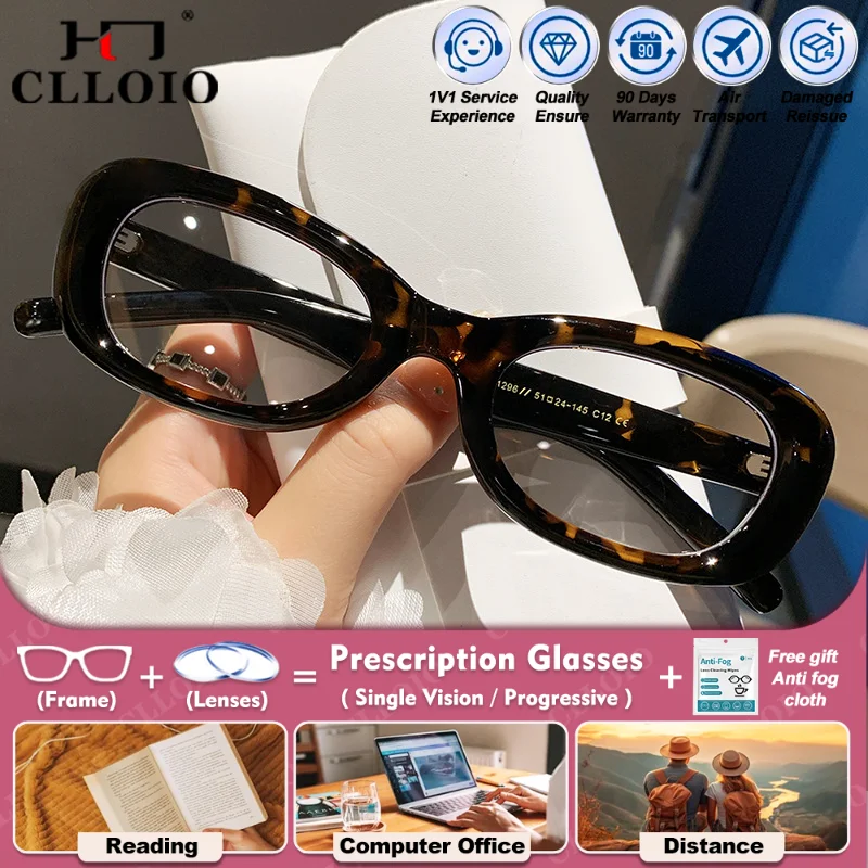CLLOIO New Fashion Women Reading Myopia Computer Prescription Glasses Anti Blue Light Multifocal Photochromic Optical Eyeglasses
CLLOIO New Fashion Women Reading Myopia Computer Prescription Glasses Anti Blue Light Multifocal Photochromic Optical Eyeglasses