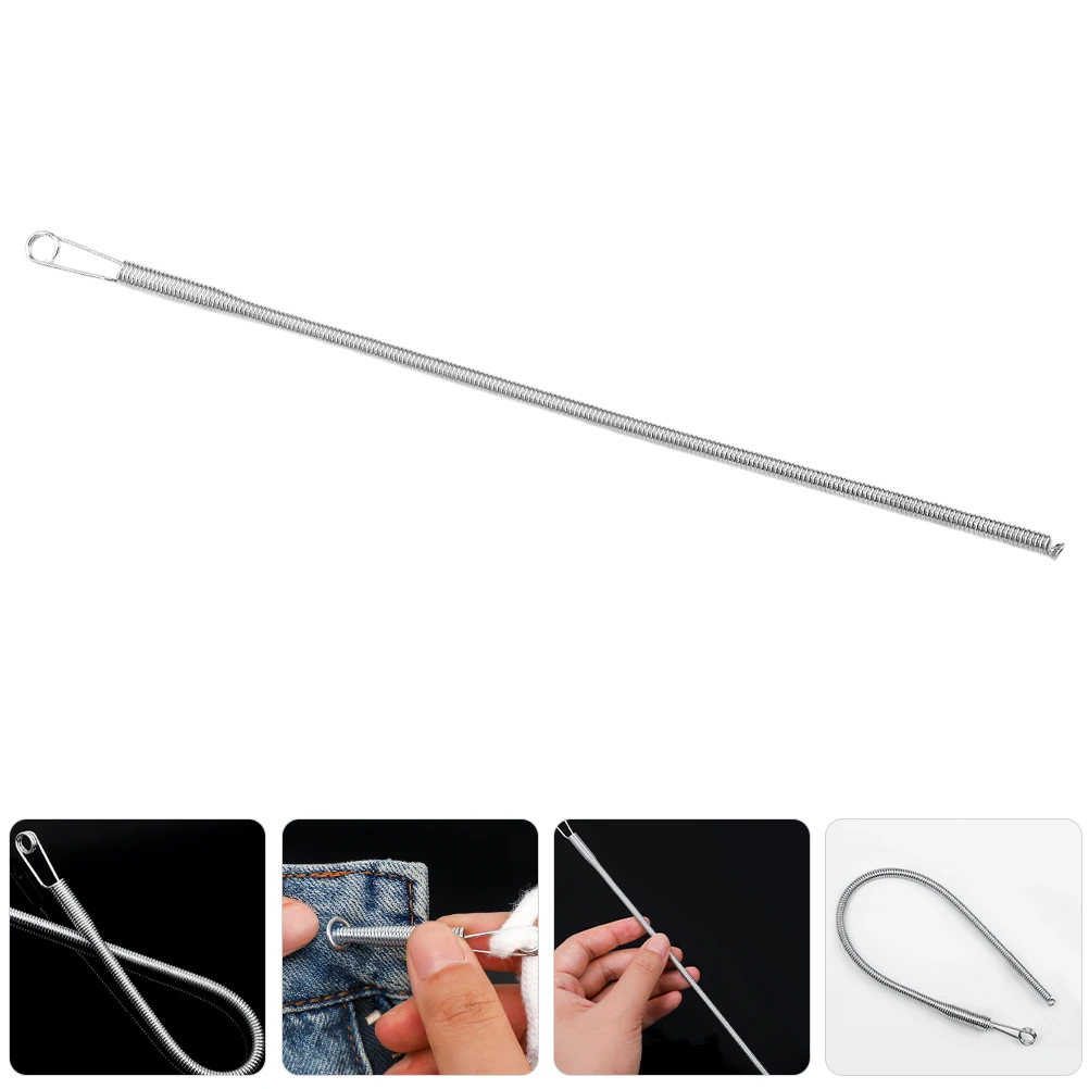 2 pcs Spring Stringing Stainless Steel Diy Clothes Threader For Hoodies Pants Bags Foldable Sewing Tool Household Elastic
2 pcs Spring Stringing Stainless Steel Diy Clothes Threader For Hoodies Pants Bags Foldable Sewing Tool Household Elastic