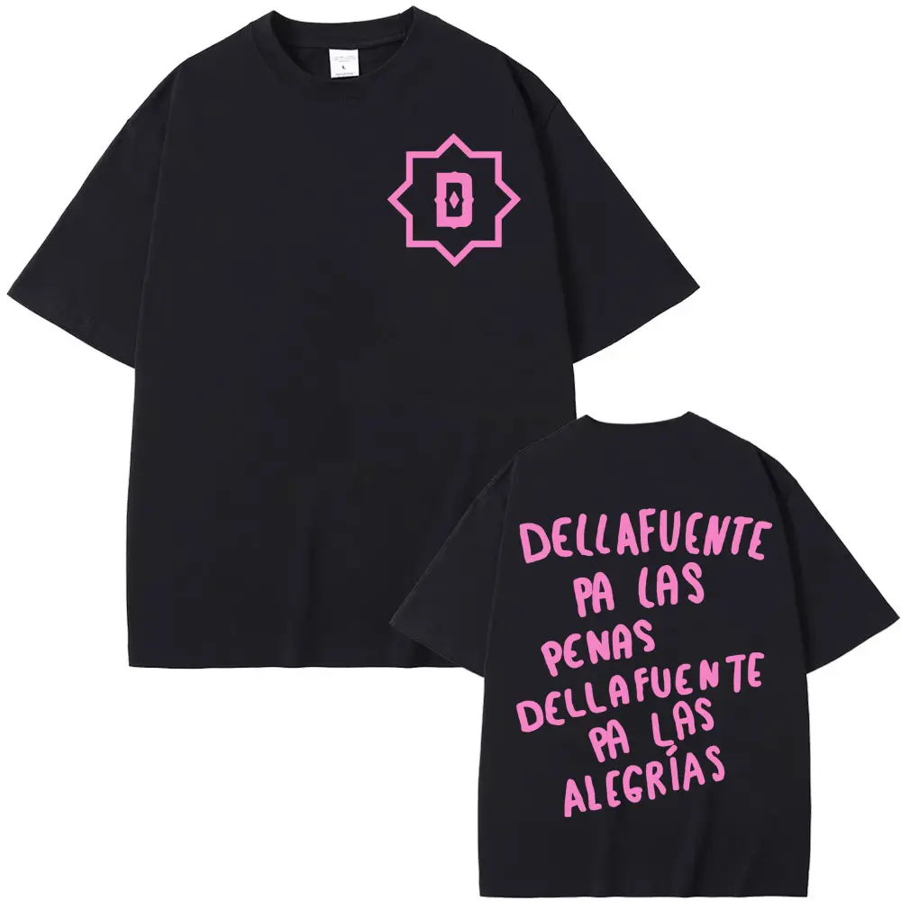 2025-26 Summer Hot Sale Rapper Dellafuente Pa Las Alegrías Men's and Women's Printed Cotton High Quality Vintage Casual T-Shirt
2025-26 Summer Hot Sale Rapper Dellafuente Pa Las Alegrías Men's and Women's Printed Cotton High Quality Vintage Casual T-Shirt