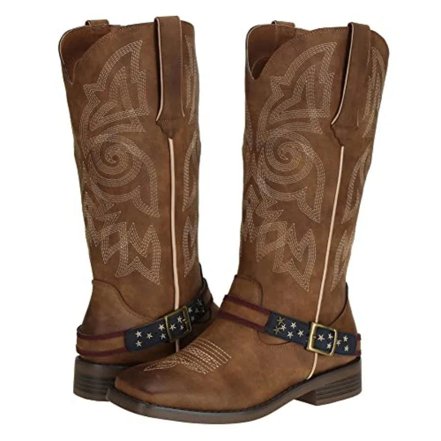 SheSole Women's Western Fashion Square Toe Cowboy Cowgirl Country Boots
SheSole Women's Western Fashion Square Toe Cowboy Cowgirl Country Boots