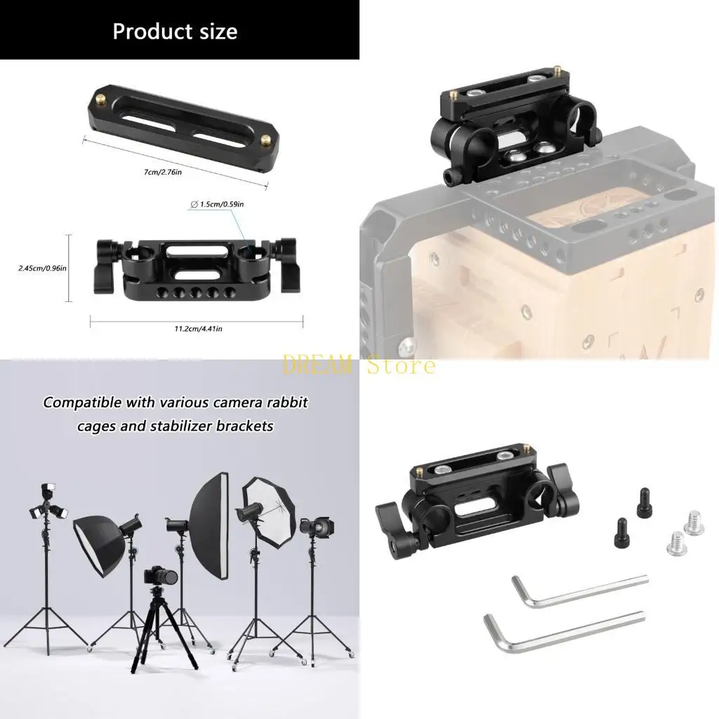 Industrial Strength 15Mm Tube Clamp Double Hole Mounting 1/4Inch Thread Sliding Block Demanding Environment Accessories best
Industrial Strength 15Mm Tube Clamp Double Hole Mounting 1/4Inch Thread Sliding Block Demanding Environment Accessories best