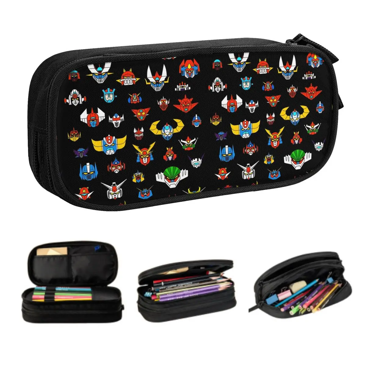 Custom Cute Ufo Robot Logo Pencil Case for Boy Girl Large Capacity Goldorak Grendizer Mazinger Z Pencil Box School Supplies
Custom Cute Ufo Robot Logo Pencil Case for Boy Girl Large Capacity Goldorak Grendizer Mazinger Z Pencil Box School Supplies