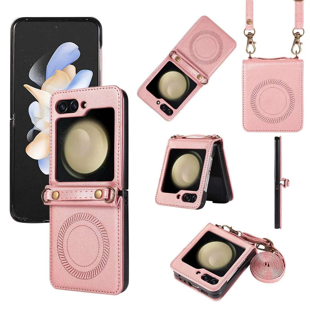 Long Strap Leather Magsafe Wireless Charging Case for Samsung Galaxy Z Flip 3 zflip6 Zflip5 Z Flip 6 Bag Cover Z Flip 4 Z flip5
Long Strap Leather Magsafe Wireless Charging Case for Samsung Galaxy Z Flip 3 zflip6 Zflip5 Z Flip 6 Bag Cover Z Flip 4 Z flip5