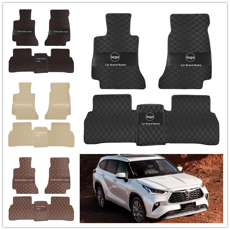 For Toyota Kluger Highlander 2009-2025 Custom Leather Car Foot Mats, Full Coverage Waterproof Durable Auto Interior, Anti-Slip
For Toyota Kluger Highlander 2009-2025 Custom Leather Car Foot Mats, Full Coverage Waterproof Durable Auto Interior, Anti-Slip