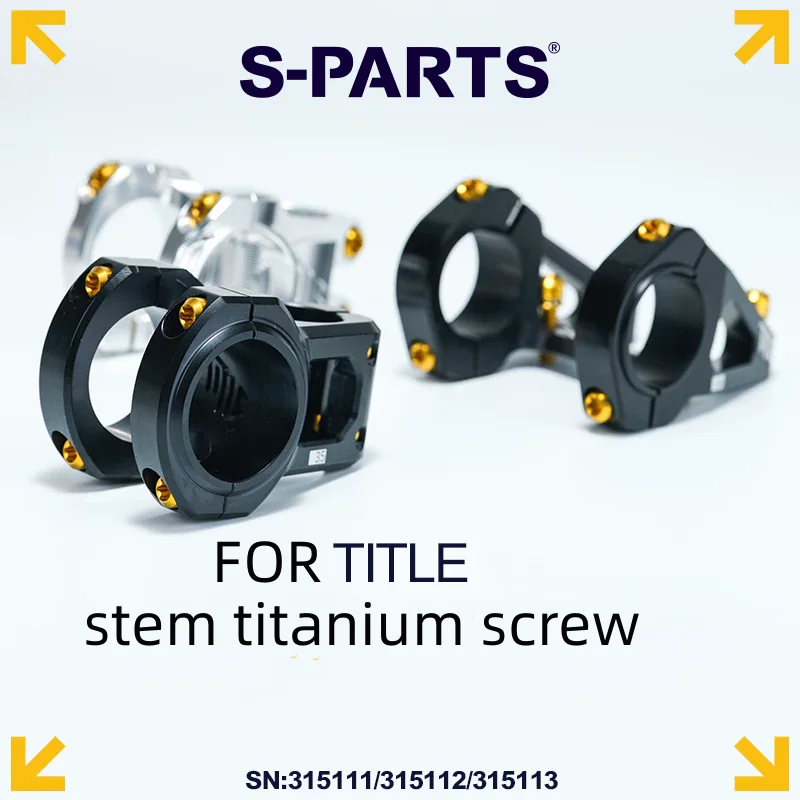 6pcs bicycle handlebar titanium screws for title TITLE ST1/ST2/DM1 stem titanium bolt
6pcs bicycle handlebar titanium screws for title TITLE ST1/ST2/DM1 stem titanium bolt
