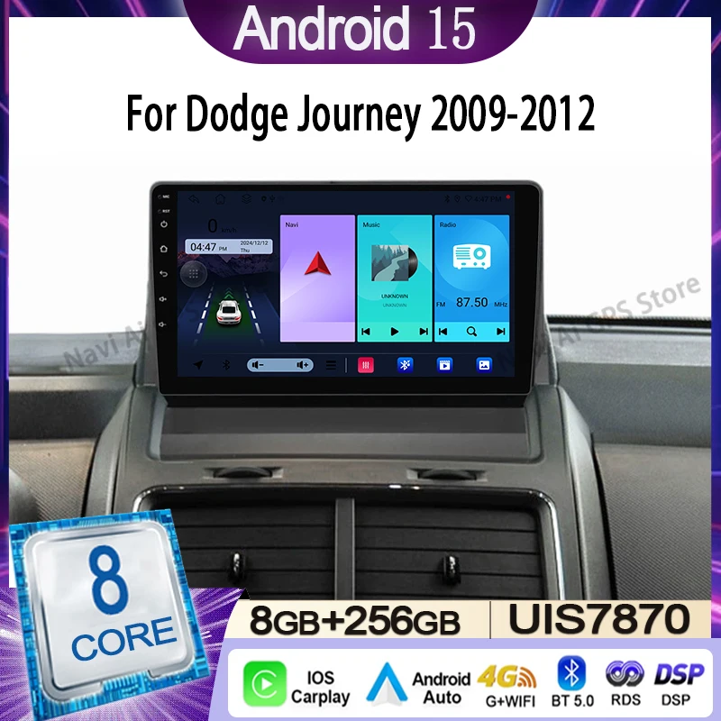 Car Radio For Dodge Journey 2009-2012 Multimedia Video Player Navigation Stereo GPS Android 15 Wireless Carplay DSP 5G WIFI
Car Radio For Dodge Journey 2009-2012 Multimedia Video Player Navigation Stereo GPS Android 15 Wireless Carplay DSP 5G WIFI