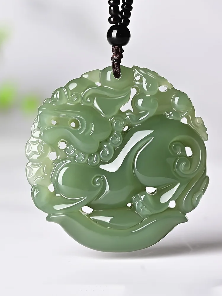 Pendant Men And Women, Color Hetian Ingot Pixiu Jade Plaque With Double-Sided Certificate
Pendant Men And Women, Color Hetian Ingot Pixiu Jade Plaque With Double-Sided Certificate