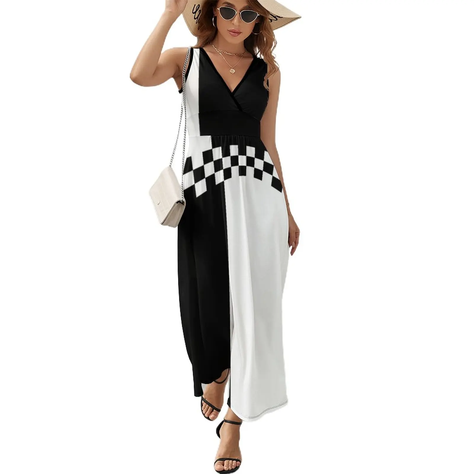 Mod Ska Black White Colour Block Sleeveless Dress dress summer 2023 women Prom gown Summer skirt summer dress korean women
Mod Ska Black White Colour Block Sleeveless Dress dress summer 2023 women Prom gown Summer skirt summer dress korean women