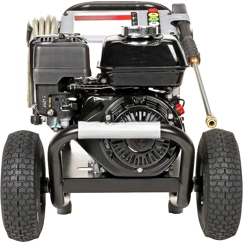 3300 PSI Gas Pressure Washer, 2.5 GPM, Honda GX200 Engine, Includes Spray Gun and Extension Wand, 5 QC Nozzle Tips
3300 PSI Gas Pressure Washer, 2.5 GPM, Honda GX200 Engine, Includes Spray Gun and Extension Wand, 5 QC Nozzle Tips