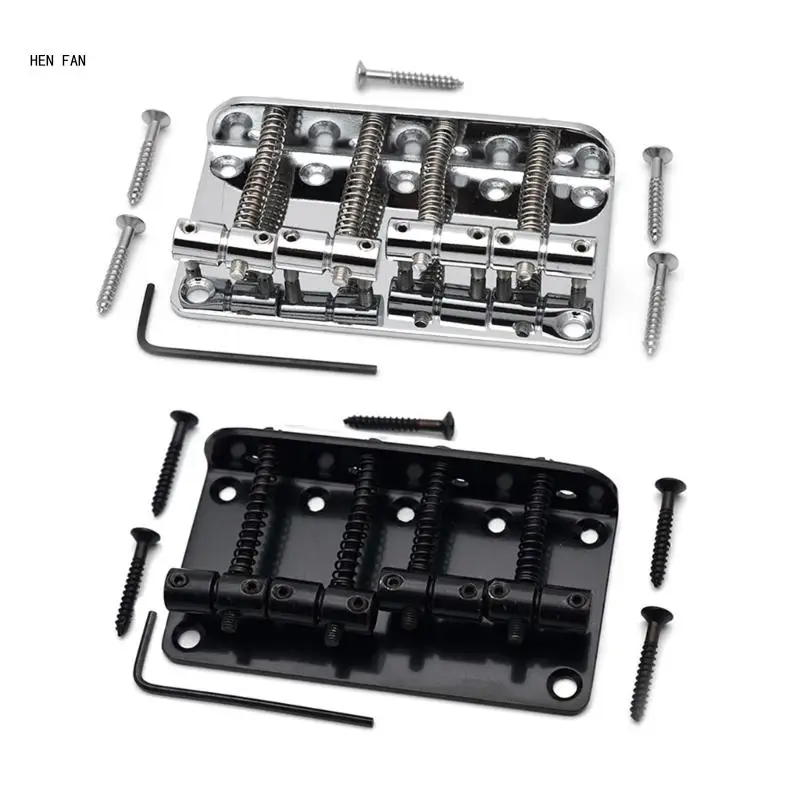Bass Bridge Assembly Replacement 4 String Bridge Electric Bass Guitar Accessory M89D
Bass Bridge Assembly Replacement 4 String Bridge Electric Bass Guitar Accessory M89D