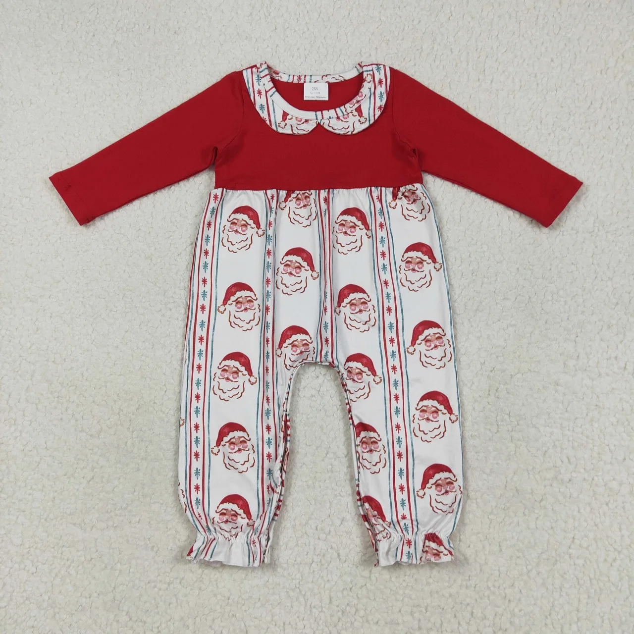 Wholesale Baby Kids Infant Christmas New Clothing Children Red Long Sleeves Santa Girl Jumpsuit Newborn Toddler Buttons Romper
Wholesale Baby Kids Infant Christmas New Clothing Children Red Long Sleeves Santa Girl Jumpsuit Newborn Toddler Buttons Romper