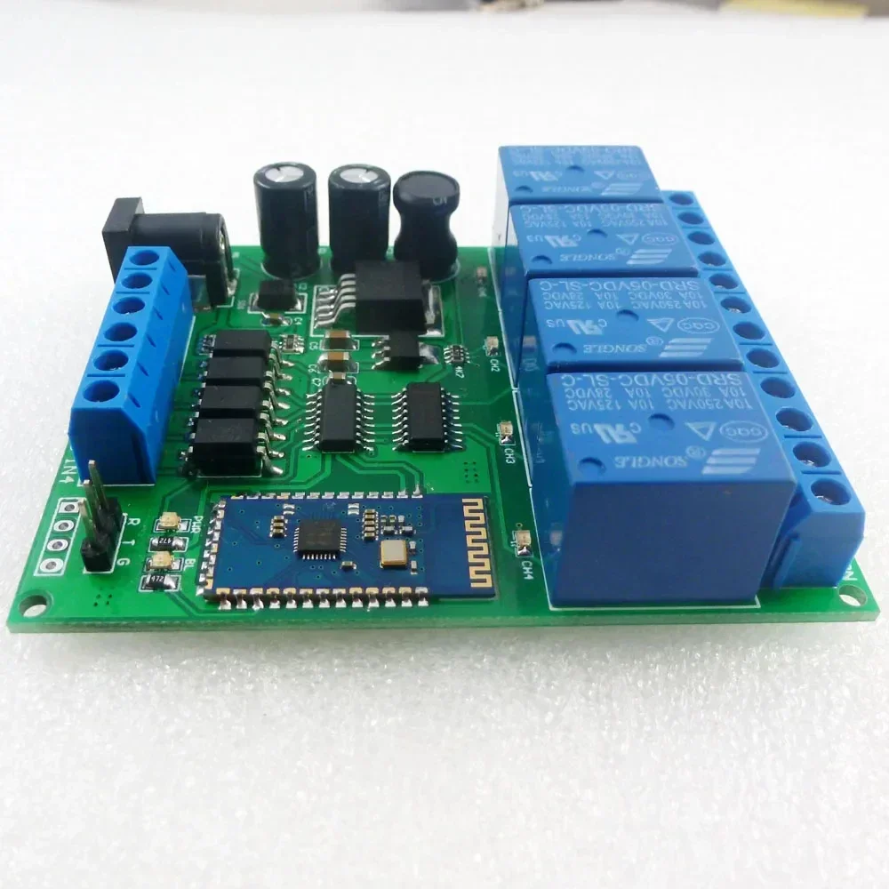 CE041 DC 5V 9V 12V 24V 4 Channel Relay Module Android App Wireless Remote Controller for Smart Home Motor LED Car Control System
CE041 DC 5V 9V 12V 24V 4 Channel Relay Module Android App Wireless Remote Controller for Smart Home Motor LED Car Control System