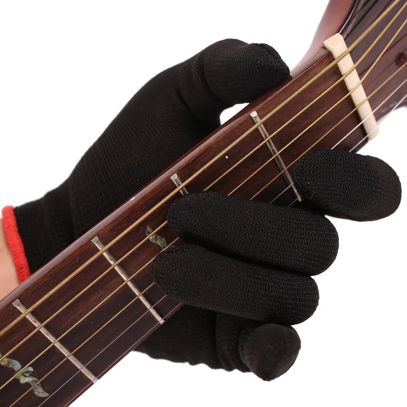 Chuanmei wholesale fingertip anti-pain left-hand guitar gloves, nylon black musical instrument guitar finger case
Chuanmei wholesale fingertip anti-pain left-hand guitar gloves, nylon black musical instrument guitar finger case