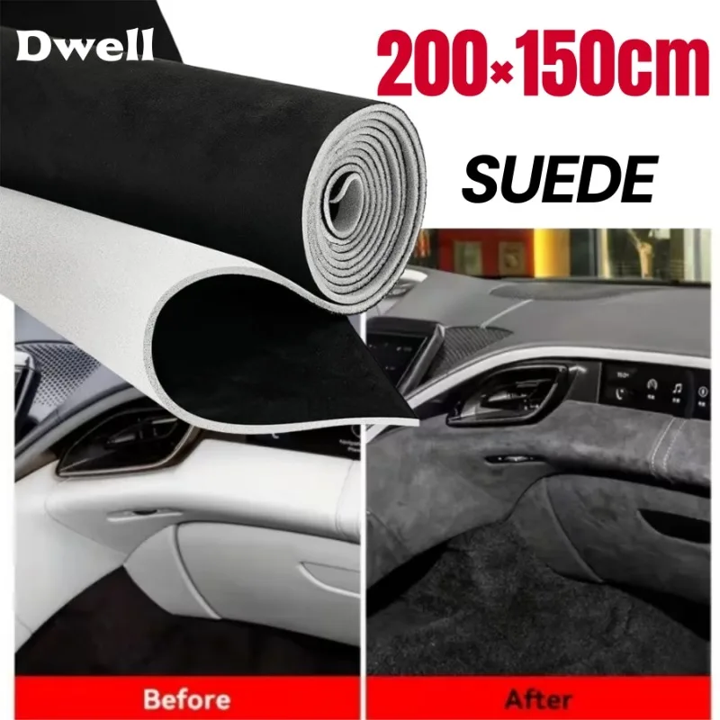 Premium Suede Fabric Wrap for Car Interior Modification Stretchable Suede Leather Fabrics Auto Headliner Cloth DIY Craft Decor
Premium Suede Fabric Wrap for Car Interior Modification Stretchable Suede Leather Fabrics Auto Headliner Cloth DIY Craft Decor