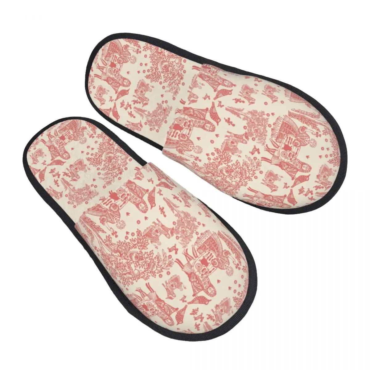 Custom Print Women Toile De Jouy French Motif House Slippers Soft Warm Flora Memory Foam Fluffy Slipper Indoor Outdoor Shoes
Custom Print Women Toile De Jouy French Motif House Slippers Soft Warm Flora Memory Foam Fluffy Slipper Indoor Outdoor Shoes