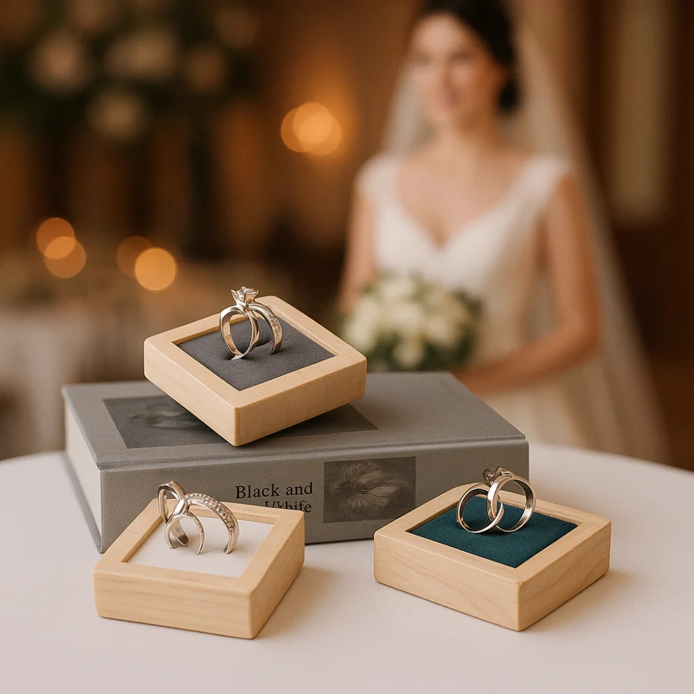 Ring Holder Case Wooden Jewelry Show Props Jewelry Display Solid Color Earrings Rings Organizer Ring Display Rack
Ring Holder Case Wooden Jewelry Show Props Jewelry Display Solid Color Earrings Rings Organizer Ring Display Rack