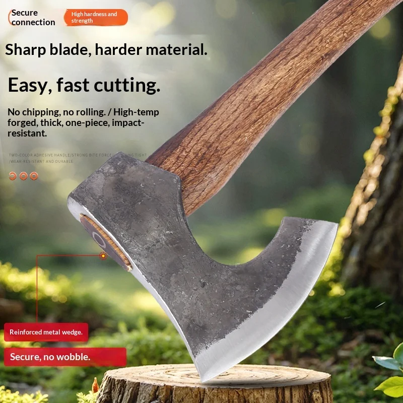 No. 7 Niman High Manganese Steel Polished Wide Blade Wooden Handle Chopping Axe for Outdoor Camping
No. 7 Niman High Manganese Steel Polished Wide Blade Wooden Handle Chopping Axe for Outdoor Camping