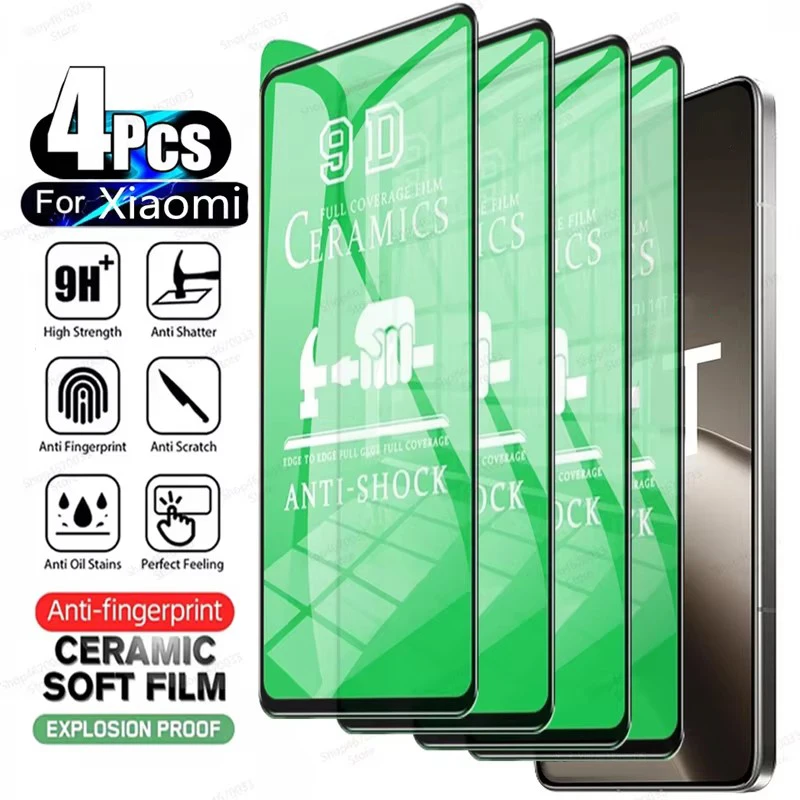 4PCS Ceramic Film For Xiaomi 15T 14T 14 13T 13 12T 11T 10T Pro 12 11 Lite 17 Pro Max Screen Protector For Xiaomi 14 12S 11 Ultra
4PCS Ceramic Film For Xiaomi 15T 14T 14 13T 13 12T 11T 10T Pro 12 11 Lite 17 Pro Max Screen Protector For Xiaomi 14 12S 11 Ultra