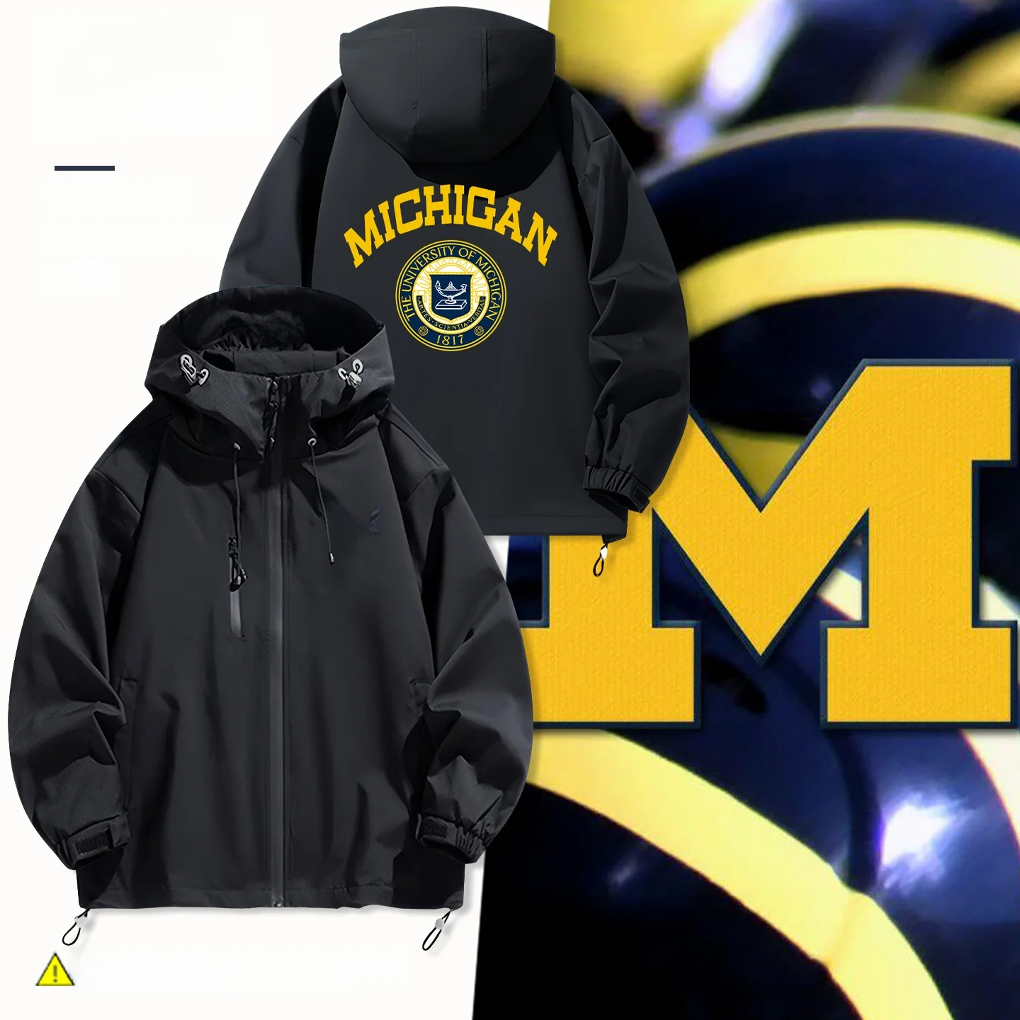 Спортивная куртка UMich Michigan Ann Arbor Memorial ex Jaet Stand Fit с декоративной молнией, из полиэфирного волокна, с длинными рукавами
Спортивная куртка UMich Michigan Ann Arbor Memorial ex Jaet Stand Fit с декоративной молнией, из полиэфирного волокна, с длинными рукавами