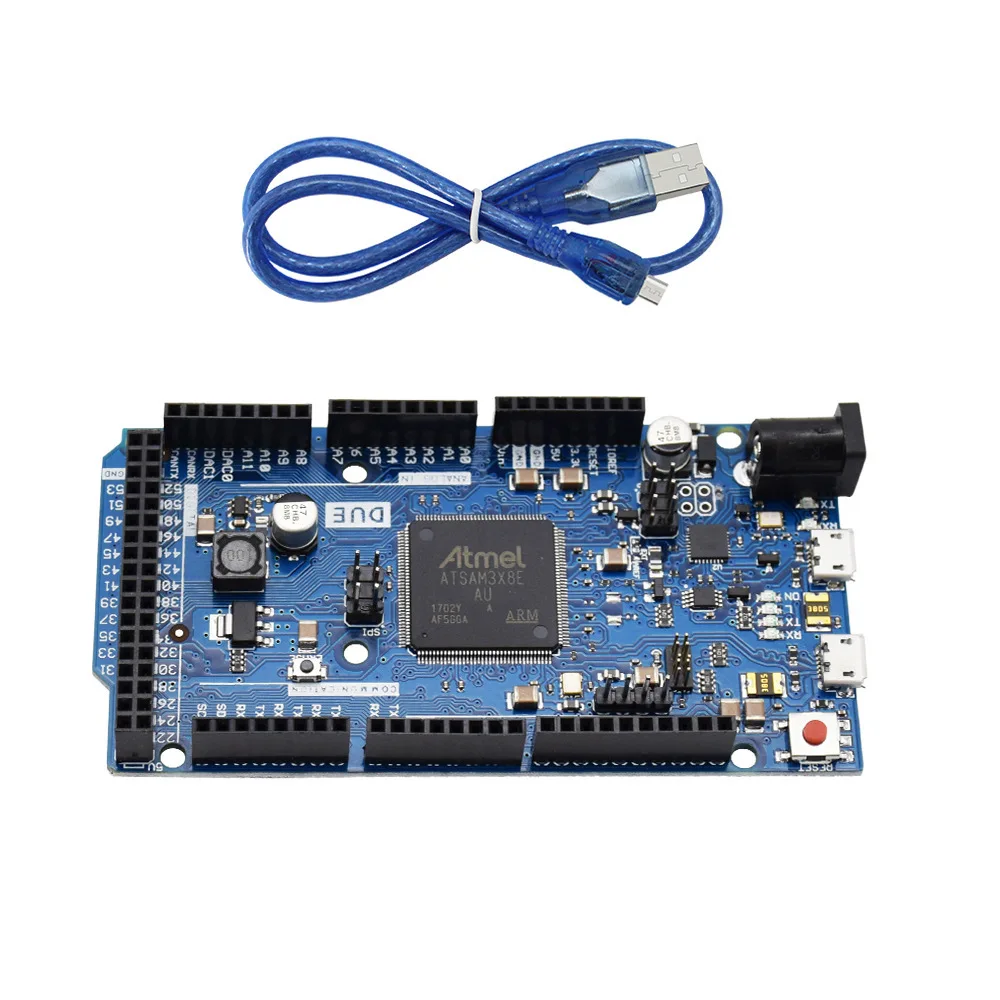 Плата разработки DUE R3 SAM3X8E32-bit ARM Learning Master Module Основная плата управления с USB-кабелем
Плата разработки DUE R3 SAM3X8E32-bit ARM Learning Master Module Основная плата управления с USB-кабелем