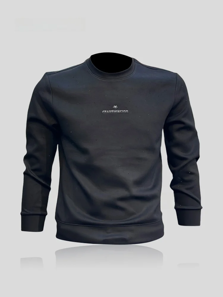 Men's Long Sleeve Hoodie round Neck Simple High-End Trendy Brand Autumn Winter Overhead Rhinestone Base Shirt I.T
Men's Long Sleeve Hoodie round Neck Simple High-End Trendy Brand Autumn Winter Overhead Rhinestone Base Shirt I.T