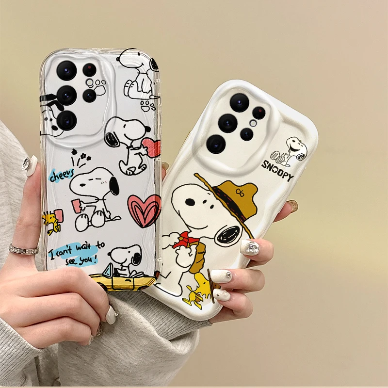 Cute Snoopy Cartoon Clear Phone Case For Samsung Galaxy S25 S24 S23 S22 Ultra Plus S21 FE A73 A72 A55 A54 Soft Shockproof Cover
Cute Snoopy Cartoon Clear Phone Case For Samsung Galaxy S25 S24 S23 S22 Ultra Plus S21 FE A73 A72 A55 A54 Soft Shockproof Cover