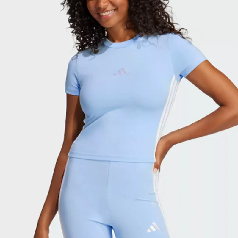 Adidas Women's Authentic Short Sleeve T-Shirt Classic 3-Stripes Crew Neck Sports Casual Tee JE1241
Adidas Women's Authentic Short Sleeve T-Shirt Classic 3-Stripes Crew Neck Sports Casual Tee JE1241