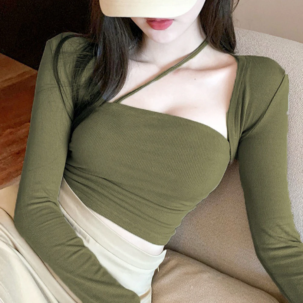 Daily Commuting Wear For Women Long Sleeve Spring Autumn Wear Black Halter Neck Long Sleeve Brand New Condition
Daily Commuting Wear For Women Long Sleeve Spring Autumn Wear Black Halter Neck Long Sleeve Brand New Condition