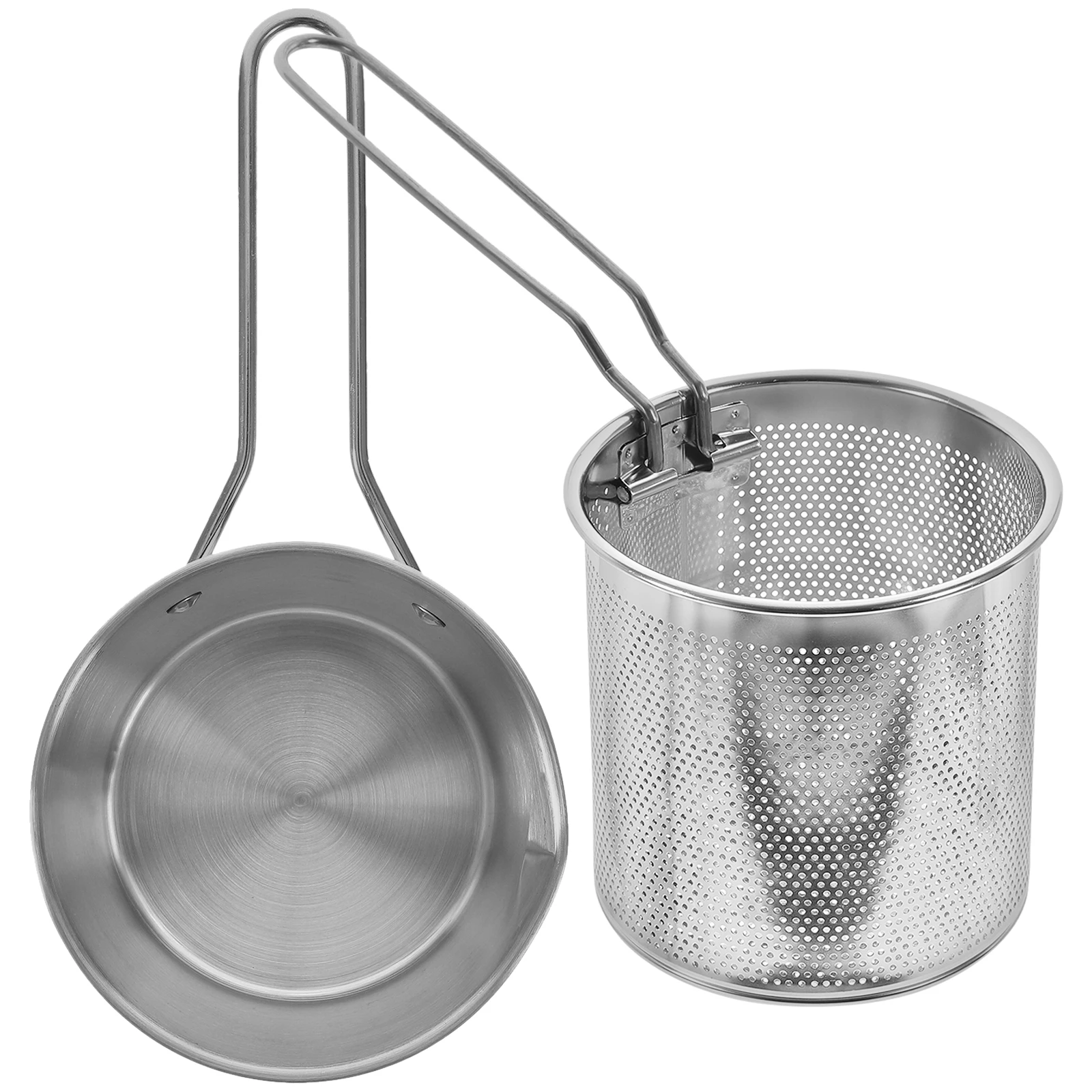 Stainless Steel Fryer Pot Deep Fry Basket for Japanese Style Cooking Ergonomic Non Burn Hands Suitable Breakfast
Stainless Steel Fryer Pot Deep Fry Basket for Japanese Style Cooking Ergonomic Non Burn Hands Suitable Breakfast
