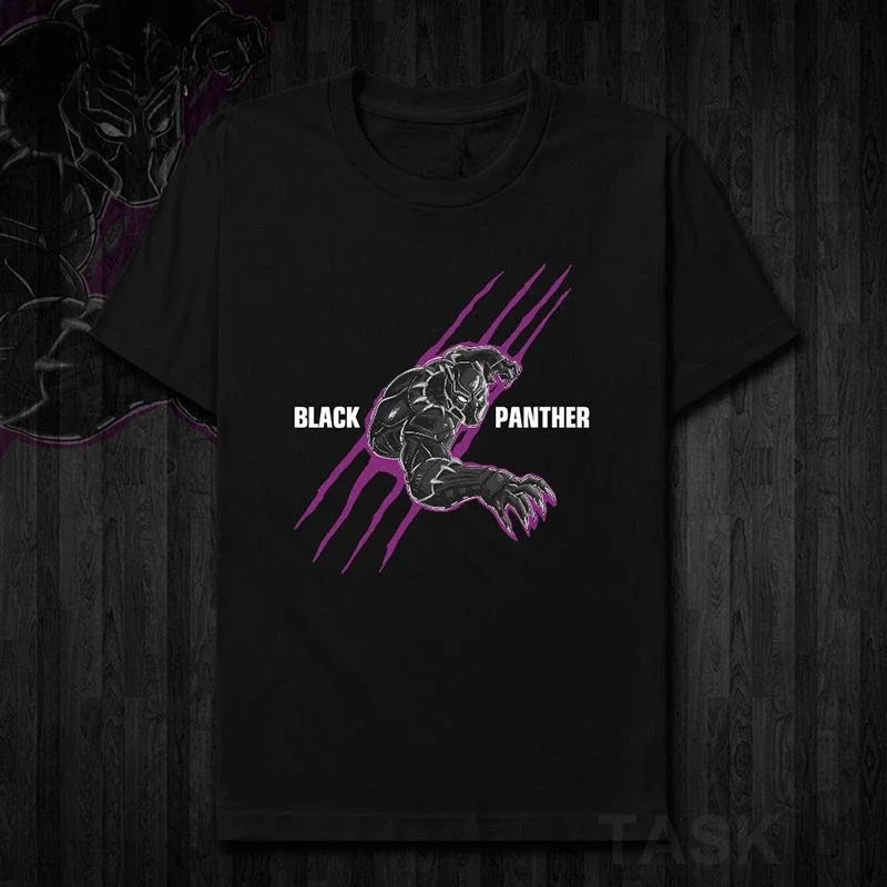 Black Panther Avengers with The Same Peripheral Short-sleeved T-shirt Men's and Women's Pure Cotton Sports Casual Short Sleeves
Black Panther Avengers with The Same Peripheral Short-sleeved T-shirt Men's and Women's Pure Cotton Sports Casual Short Sleeves
