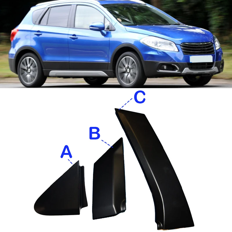 Car Front Rear Door Moulding Trim Panel Decoration Posts Cover Outer Pillar Garnish For Suzuki S-Cross SX4 Cross 2013 2014-2021
Car Front Rear Door Moulding Trim Panel Decoration Posts Cover Outer Pillar Garnish For Suzuki S-Cross SX4 Cross 2013 2014-2021