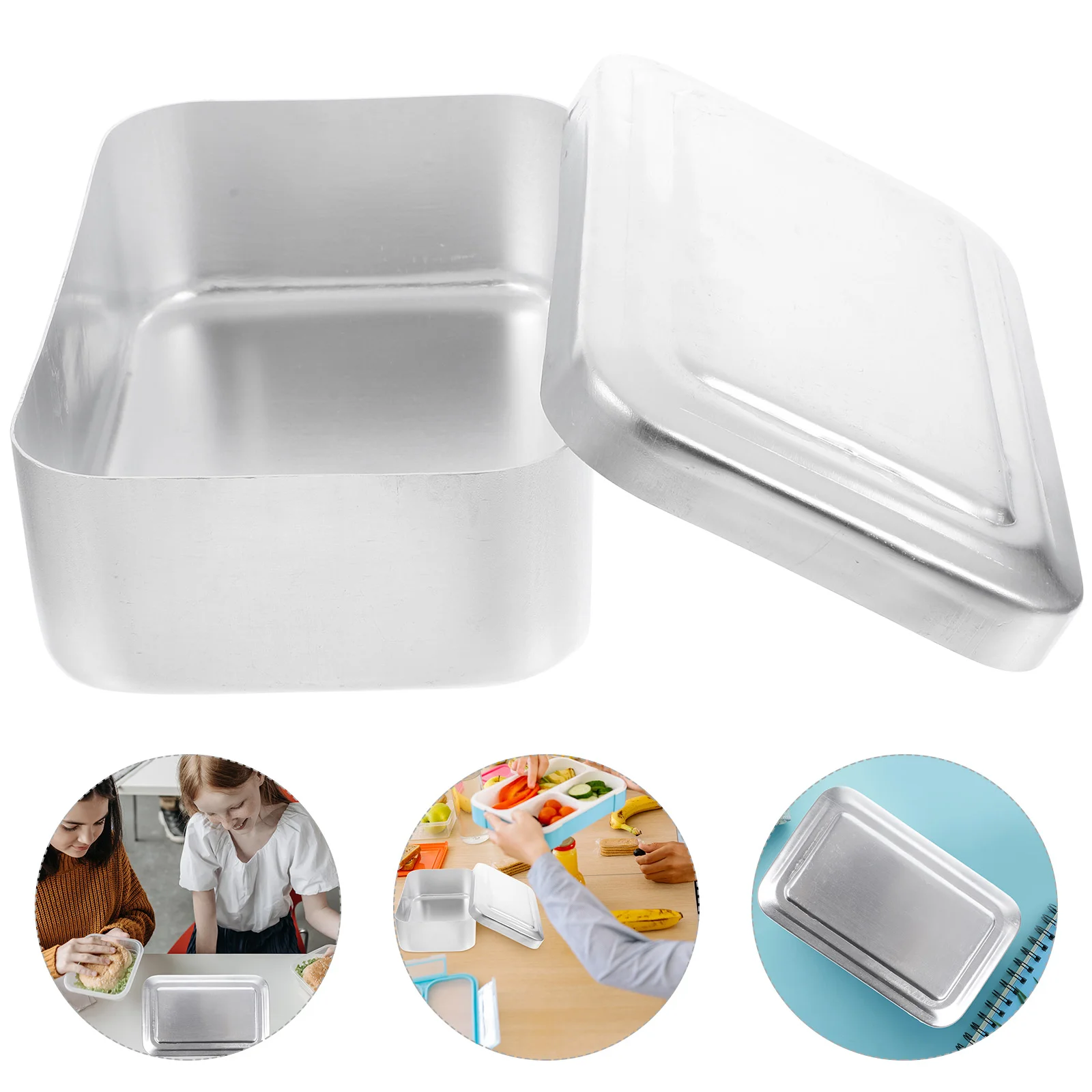 Vintage Lunch Box Picnic Holder with Cover Convenient Bento Supplies Aluminum Outdoor Camping Supply Food Case
Vintage Lunch Box Picnic Holder with Cover Convenient Bento Supplies Aluminum Outdoor Camping Supply Food Case
