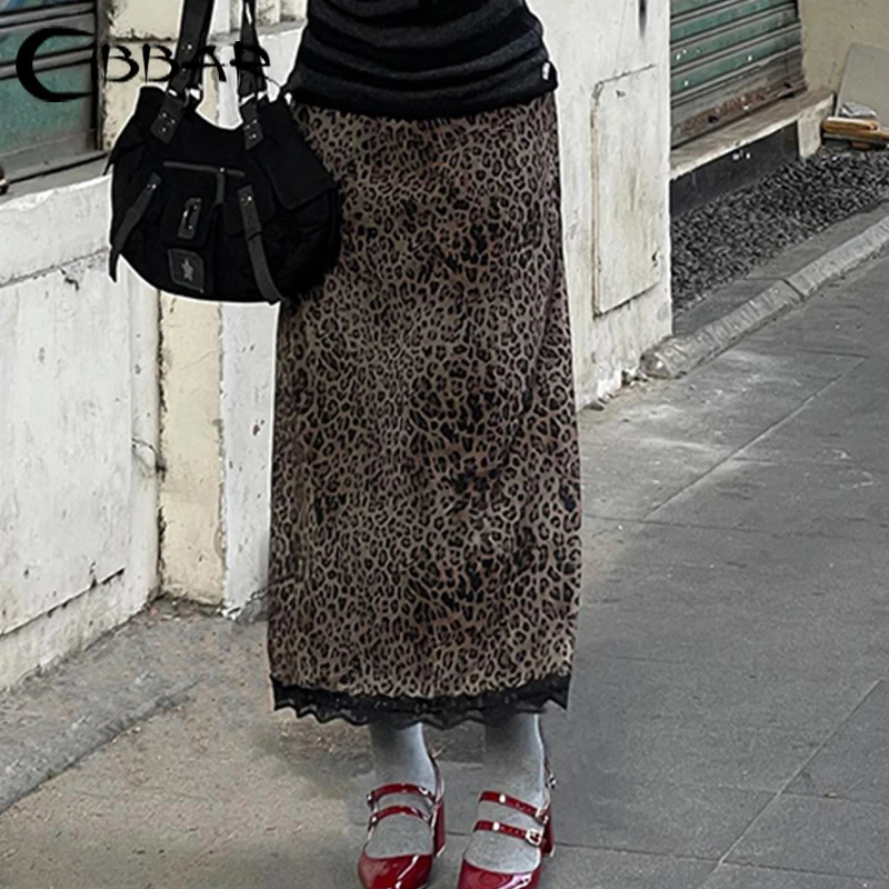 CIBBAR Harajuku Leopard Print Midi Skirt Vintage y2k Lace PAtchwork Low Rise Long Skirts for Women Autumn All-match Skirt Ladies
CIBBAR Harajuku Leopard Print Midi Skirt Vintage y2k Lace PAtchwork Low Rise Long Skirts for Women Autumn All-match Skirt Ladies