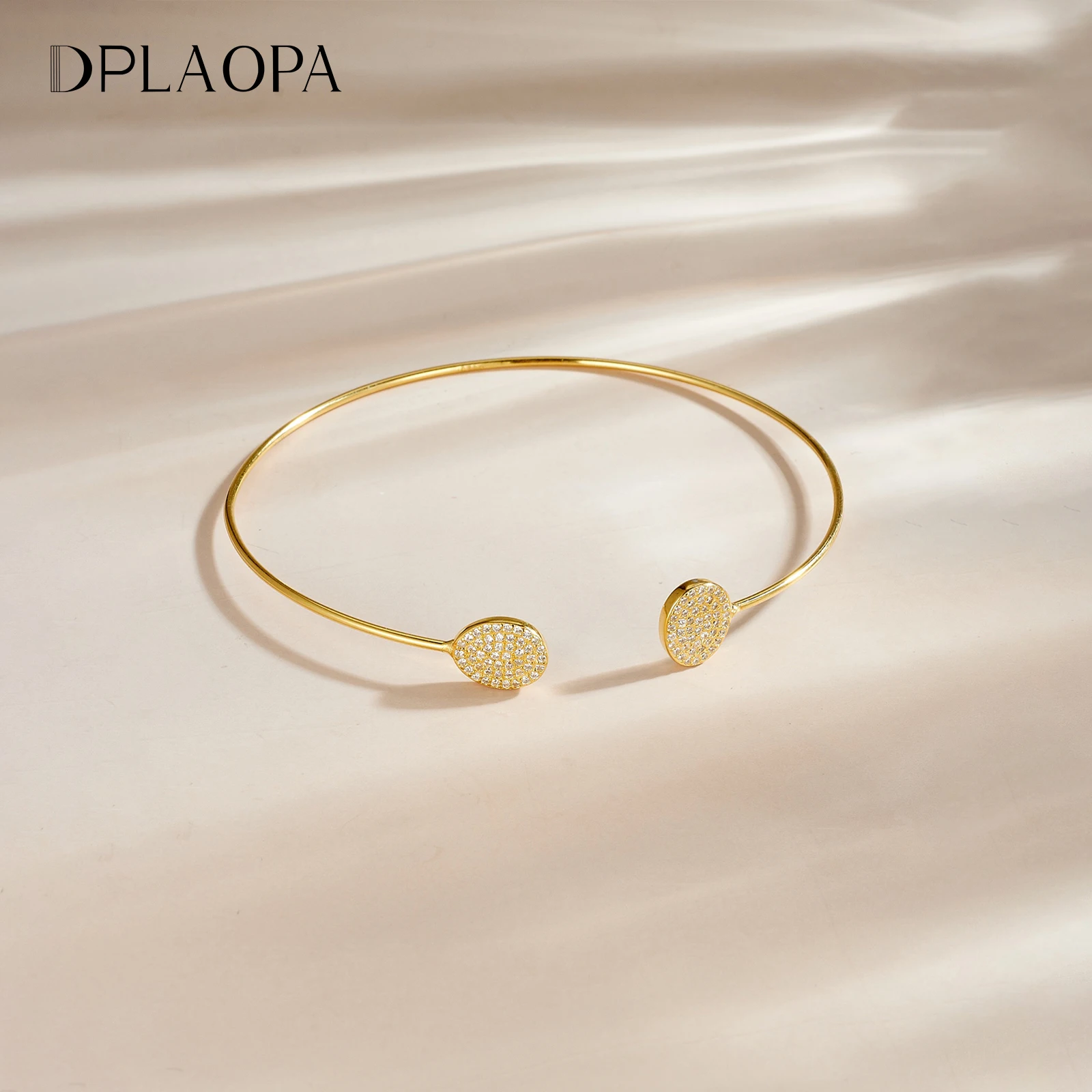 DPLAOPA 925 Sterling Silver Open Cuff Bangle with Disc Zircon CZ, Adjustable Flat Bracelet for Women 2026 Trendy Fine Jewelry
DPLAOPA 925 Sterling Silver Open Cuff Bangle with Disc Zircon CZ, Adjustable Flat Bracelet for Women 2026 Trendy Fine Jewelry
