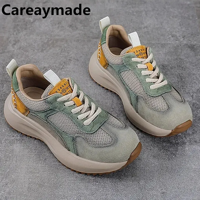 Careaymade-4 см замшевые туфли из коровьей кожи с воздушной сеткой, резиновые родные туфли, женские лоферы на мягкой подошве на плоской подошве, этнические мокасины, удобные
Careaymade-4 см замшевые туфли из коровьей кожи с воздушной сеткой, резиновые родные туфли, женские лоферы на мягкой подошве на плоской подошве, этнические мокасины, удобные